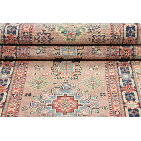 Tappeto Kazak Afghanistan marrone azzurro 81x287