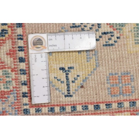 Tappeto Kazak Afghanistan marrone azzurro 81x287
