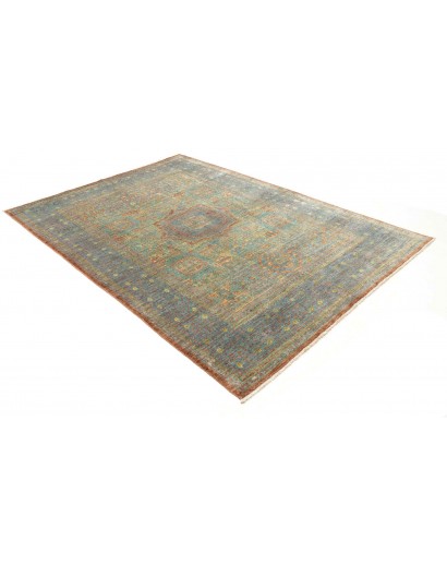 Tappeto Mamlouk Pakistan azzurro bianco 178x252