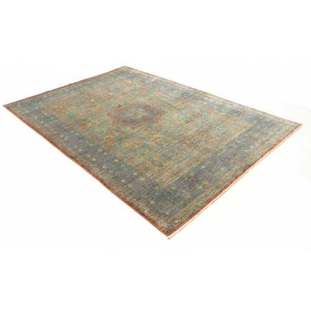 Tappeto Mamlouk Pakistan azzurro bianco 178x252