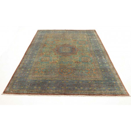 Tappeto Mamlouk Pakistan azzurro bianco 178x252