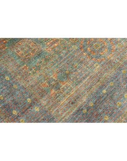 Tappeto Mamlouk Pakistan azzurro bianco 178x252