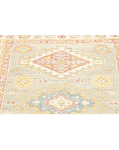 Tappeto Kazak Afghanistan giallo marrone 102x149