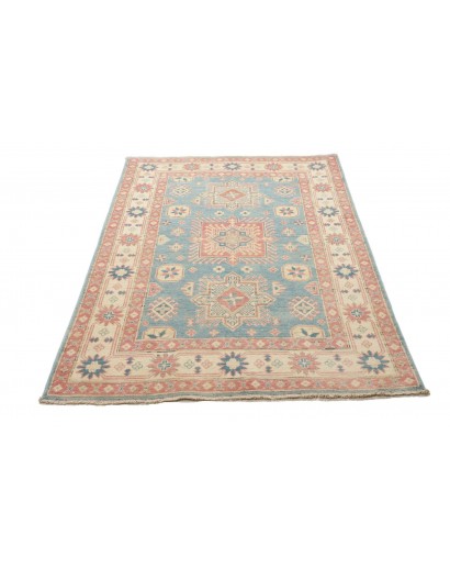 Tappeto Kazak Afghanistan beige grigio 122x182