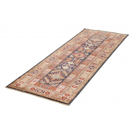 Tappeto Kazak Fine Pakistan marrone grigio 77x200