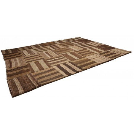 Tappeto Kilim Vintage Persia marrone 430x517