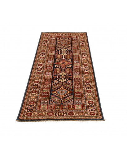 Tappeto Kazak Fine Pakistan marrone grigio 77x200