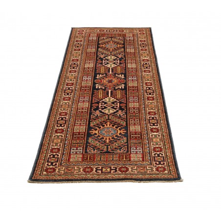 Tappeto Kazak Fine Pakistan marrone grigio 77x200