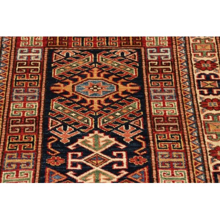 Tappeto Kazak Fine Pakistan marrone grigio 77x200