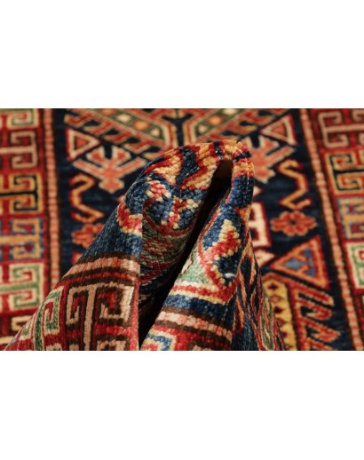 Tappeto Kazak Fine Pakistan marrone grigio 77x200