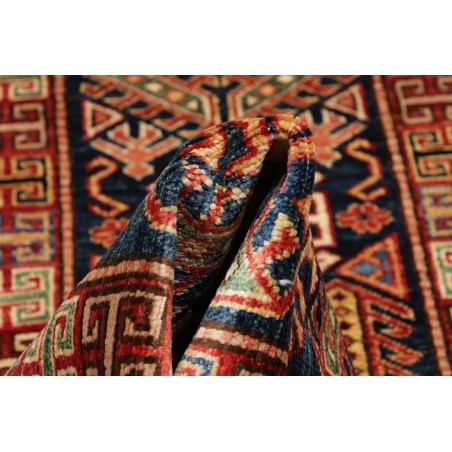 Tappeto Kazak Fine Pakistan marrone grigio 77x200