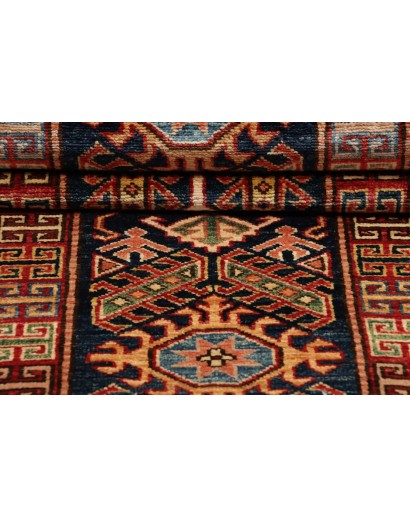 Tappeto Kazak Fine Pakistan marrone grigio 77x200