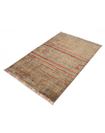 Tappeto Rubin Pakistan azzurro arancione 101x153