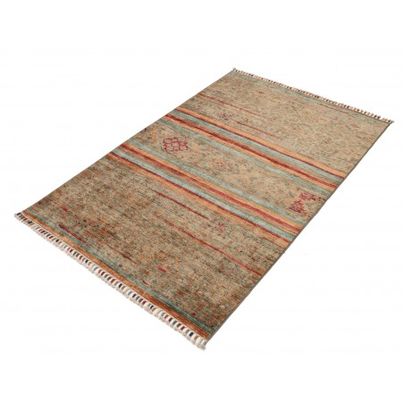Tappeto Rubin Pakistan azzurro arancione 101x153