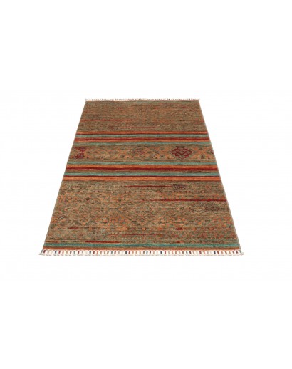 Tappeto Rubin Pakistan azzurro arancione 101x153