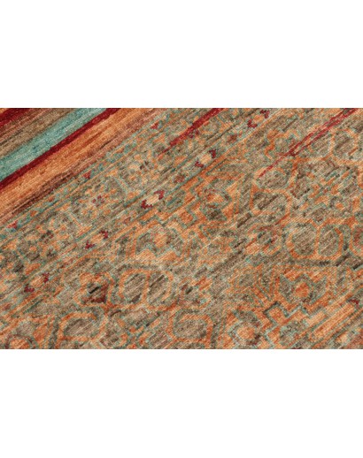 Tappeto Rubin Pakistan azzurro arancione 101x153
