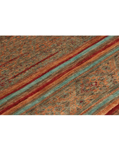 Tappeto Rubin Pakistan azzurro arancione 101x153
