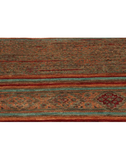 Tappeto Rubin Pakistan azzurro arancione 101x153