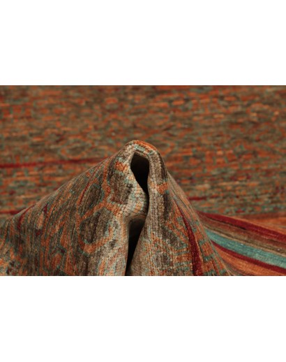 Tappeto Rubin Pakistan azzurro arancione 101x153