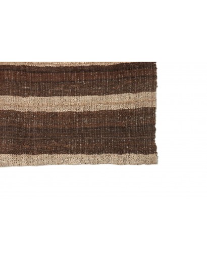 Tappeto Kilim Kavir Persia verde marrone 197x302