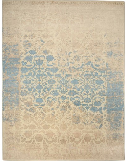 Tappeto marrone azzurro 271x359