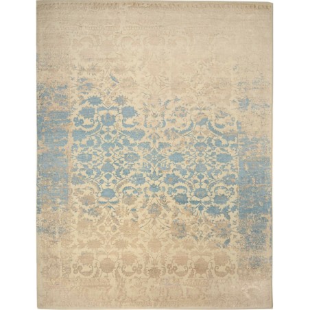 Tappeto marrone azzurro 271x359