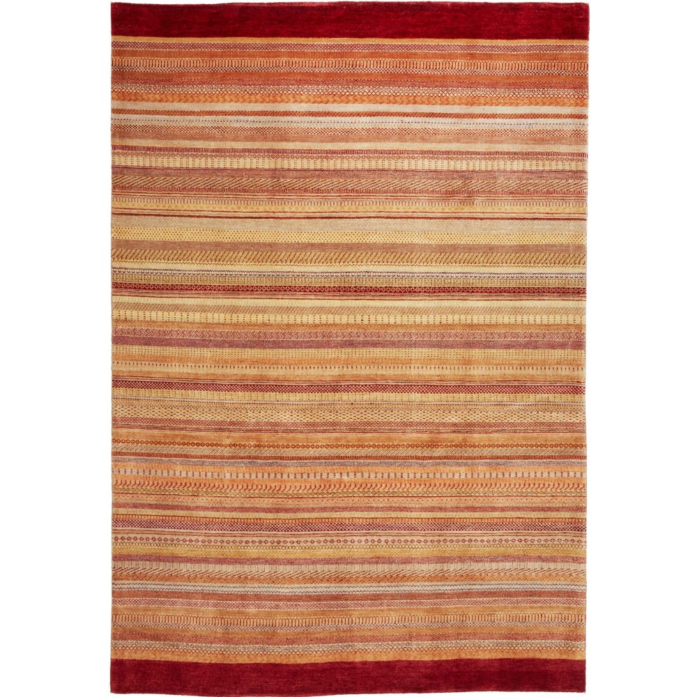 Tappeto Royal Gabbeh Pakistan arancione marrone 198x288 Tappeto Royal Gabbeh Pakistan arancione marrone 198x288