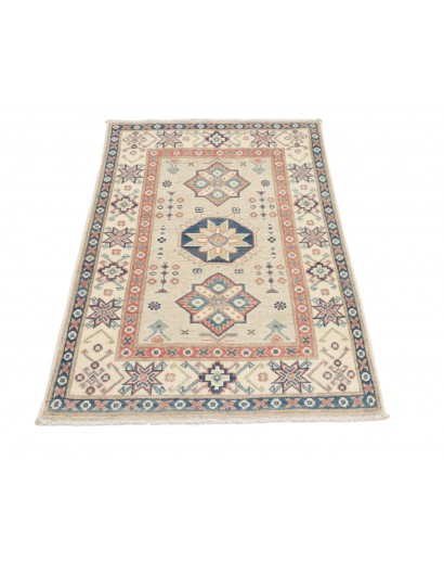 Tappeto Kazak Afghanistan marrone azzurro 78x125