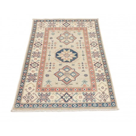 Tappeto Kazak Afghanistan marrone azzurro 78x125