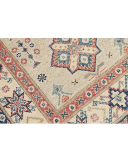 Tappeto Kazak Afghanistan marrone azzurro 78x125