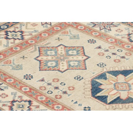 Tappeto Kazak Afghanistan marrone azzurro 78x125