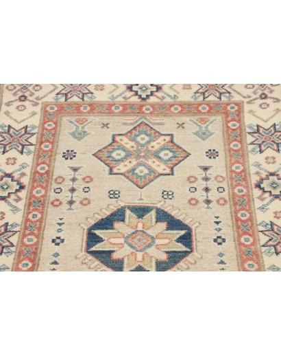 Tappeto Kazak Afghanistan marrone azzurro 78x125