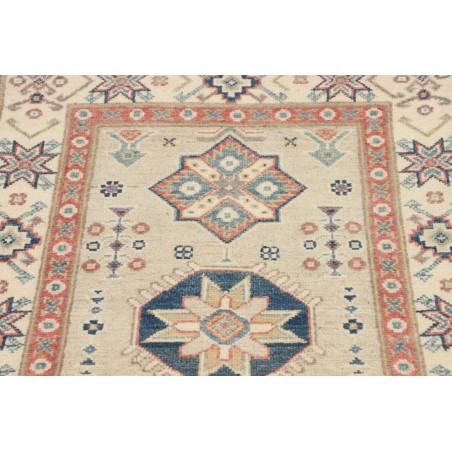 Tappeto Kazak Afghanistan marrone azzurro 78x125