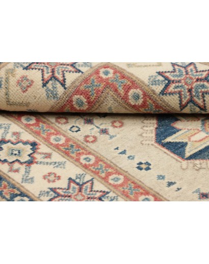 Tappeto Kazak Afghanistan marrone azzurro 78x125