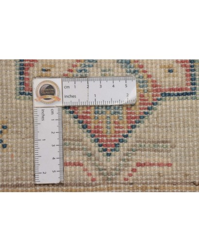 Tappeto Kazak Afghanistan marrone azzurro 78x125