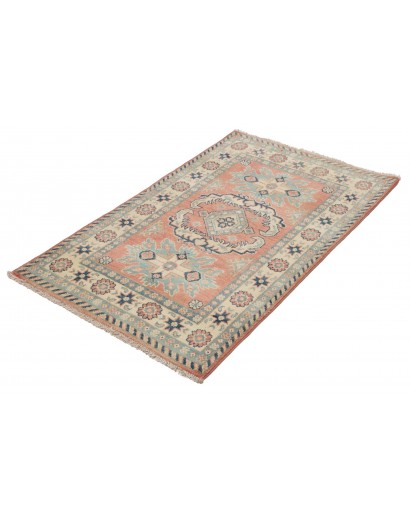Tappeto Kazak Afghanistan beige azzurro 81x122