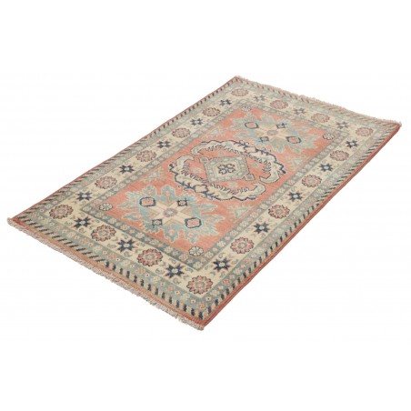 Tappeto Kazak Afghanistan beige azzurro 81x122