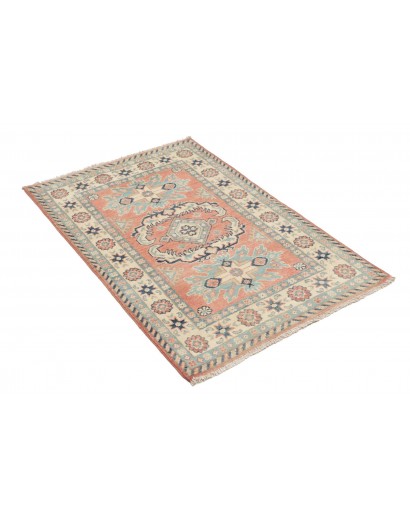 Tappeto Kazak Afghanistan beige azzurro 81x122