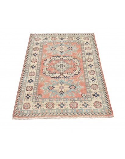 Tappeto Kazak Afghanistan beige azzurro 81x122