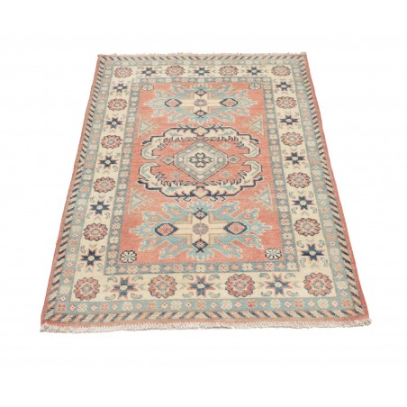 Tappeto Kazak Afghanistan beige azzurro 81x122