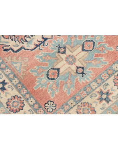 Tappeto Kazak Afghanistan beige azzurro 81x122