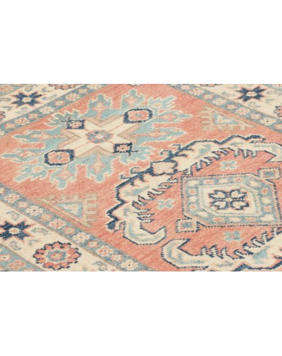 Tappeto Kazak Afghanistan beige azzurro 81x122