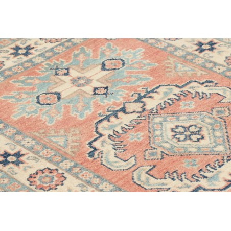 Tappeto Kazak Afghanistan beige azzurro 81x122