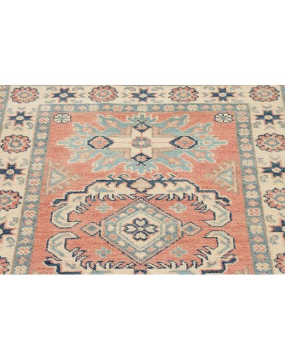 Tappeto Kazak Afghanistan beige azzurro 81x122