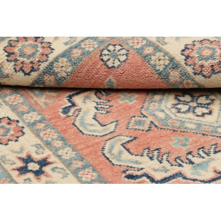 Tappeto Kazak Afghanistan beige azzurro 81x122