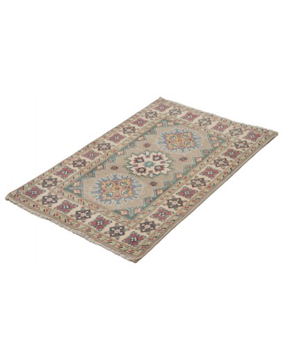 Tappeto Kazak Afghanistan azzurro beige 62x94