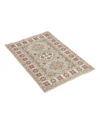 Tappeto Kazak Afghanistan azzurro beige 62x94