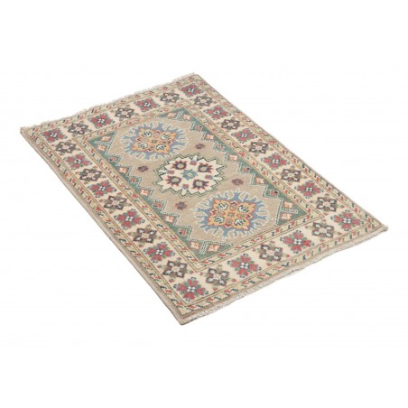 Tappeto Kazak Afghanistan azzurro beige 62x94