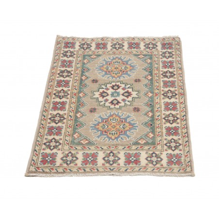 Tappeto Kazak Afghanistan azzurro beige 62x94