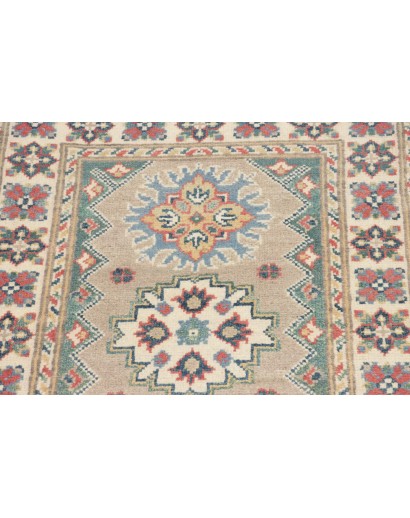 Tappeto Kazak Afghanistan azzurro beige 62x94
